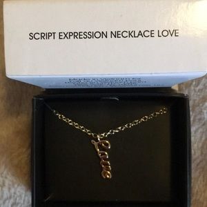 Avon Script Expressions Love Necklace